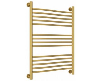 Полотенцесушитель водяной Сунержа Флюид+, высота 80, ширина 60 см, цвет матовое золото, 032-0222-8060