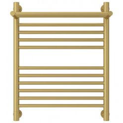 Полотенцесушитель водяной Сунержа Богема+, высота 60 см, ширина 50 см, с полкой, цвет матовое золото, 032-0223-6050