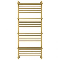 Полотенцесушитель водяной Сунержа Богема+, ширина 50 см, высота 120 см, универсальное подключение, 4 полки, цвет матовое золото, 032-0224-1250