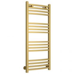 Полотенцесушитель водяной Сунержа Аркус, высота 100 см, ширина 40 см, цвет матовое золото, 032-0251-1040