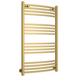 Полотенцесушитель водяной Сунержа Аркус, высота 100 см, ширина 60 см, цвет матовое золото, 032-0251-1060