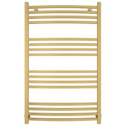 Полотенцесушитель водяной Сунержа Аркус, высота 100 см, ширина 60 см, цвет матовое золото, 032-0251-1060