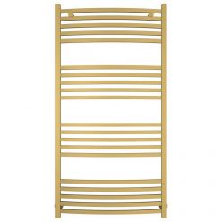 Полотенцесушитель водяной Сунержа Аркус, высота 120 см, ширина 60 см, цвет матовое золото, 032-0251-1260