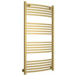 Полотенцесушитель водяной Сунержа Аркус, высота 120 см, ширина 60 см, цвет матовое золото, 032-0251-1260