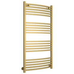 Полотенцесушитель водяной Сунержа Аркус, высота 120 см, ширина 60 см, цвет матовое золото, 032-0251-1260