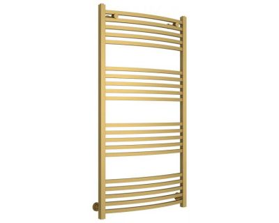 Полотенцесушитель водяной Сунержа Аркус, высота 120 см, ширина 60 см, цвет матовое золото, 032-0251-1260