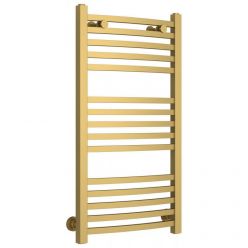 Полотенцесушитель водяной Сунержа Аркус, высота 80 см, ширина 40 см, цвет матовое золото, 032-0251-8040