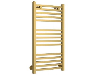 Полотенцесушитель водяной Сунержа Аркус, высота 80 см, ширина 40 см, цвет матовое золото, 032-0251-8040