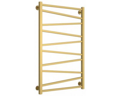 Полотенцесушитель водяной Сунержа Сирокко, высота 100 см, ширина 60 см, нижнее подключение 60 см, цвет матовое золото, 032-0253-1060