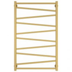 Полотенцесушитель водяной Сунержа Сирокко, высота 100 см, ширина 60 см, нижнее подключение 60 см, цвет матовое золото, 032-0253-1060