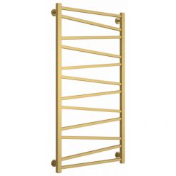 Полотенцесушитель водяной Сунержа Сирокко, высота 120 см, ширина 50 см, нижнее подключение 50 см, цвет матовое золото, 032-0253-1250