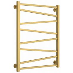 Полотенцесушитель водяной Сунержа Сирокко, высота 80 см, ширина 60 см, нижнее подключение 60 см, цвет матовое золото, 032-0253-8060