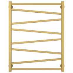 Полотенцесушитель водяной Сунержа Сирокко, высота 80 см, ширина 60 см, нижнее подключение 60 см, цвет матовое золото, 032-0253-8060