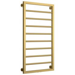 Полотенцесушитель водяной Сунержа Канцлер, высота 100 см, ширина 50 см, нижнее подключение 50 см, цвет матовое золото, 032-0254-1050