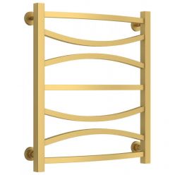 Полотенцесушитель водяной Сунержа Ажур, высота 60 см, ширина 50 см, нижнее подключение 50 см, цвет матовое золото, 032-0255-6050