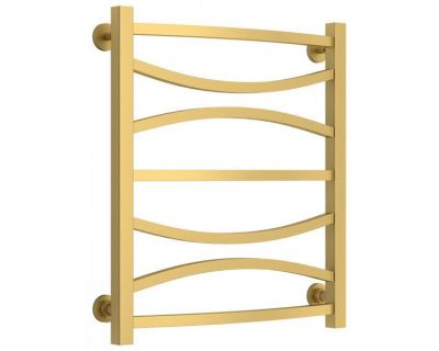 Полотенцесушитель водяной Сунержа Ажур, высота 60 см, ширина 50 см, нижнее подключение 50 см, цвет матовое золото, 032-0255-6050