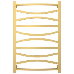 Полотенцесушитель водяной Сунержа Ажур, высота 80 см, ширина 50 см, нижнее подключение 50 см, цвет матовое золото, 032-0255-8050