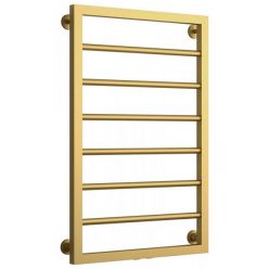 Полотенцесушитель водяной Сунержа Канцлер, высота 80 см, ширина 50 см, нижнее подключение 50 см, цвет матовое золото, 032-0254-8050