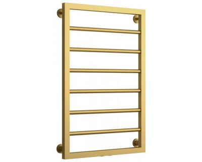 Полотенцесушитель водяной Сунержа Канцлер, высота 80 см, ширина 50 см, нижнее подключение 50 см, цвет матовое золото, 032-0254-8050