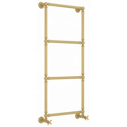 Полотенцесушитель водяной Сунержа Ренессанс 1304, высота 126 см, ширина 50 см, нижнее подключение 50 см, цвет матовое золото, 032-0280-1250
