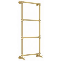 Полотенцесушитель водяной Сунержа Ренессанс 1304, высота 126 см, ширина 50 см, нижнее подключение 50 см, цвет матовое золото, 032-0280-1250