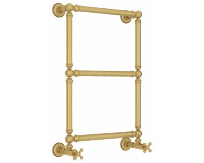 Полотенцесушитель водяной Сунержа Ренессанс 1304, высота 66 см, ширина 40 см, нижнее подключение 40 см, цвет матовое золото, 032-0280-6640