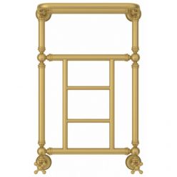 Полотенцесушитель водяной Сунержа Ренессанс 1452, высота 66 см, ширина 40 см, нижнее подключение 40 см, цвет матовое золото, 032-0282-6640