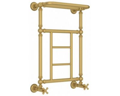 Полотенцесушитель водяной Сунержа Ренессанс 1452, высота 66 см, ширина 40 см, нижнее подключение 40 см, цвет матовое золото, 032-0282-6640