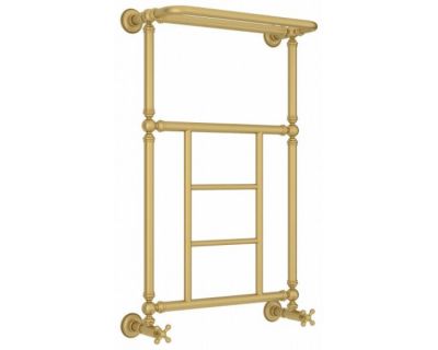 Полотенцесушитель водяной Сунержа Ренессанс 1452, высота 86 см, ширина 50 см, нижнее подключение 50 см, цвет матовое золото, 032-0282-8650