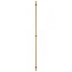 Полотенцесушитель электрический Сунержа Аскет, ширина 5 см, высота 165 см, цвет матовое золото, 032-0850-1650
