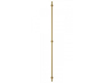 Полотенцесушитель электрический Сунержа Аскет, ширина 5 см, высота 165 см, цвет матовое золото, 032-0850-1650