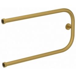 Полотенцесушитель водяной Сунержа П-образный+, высота 32 см, ширина 65 см, боковое подключение 32 см, цвет матовое золото, 032-4003-3265