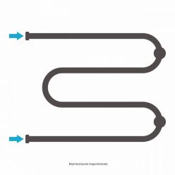 Полотенцесушитель водяной Сунержа М-образный+, высота 50 см, ширина 65 см, боковое подключение 50 см, с 2 полками, цвет матовое золото, 032-4008-5065