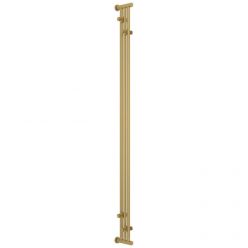 Полотенцесушитель водяной Сунержа Хорда, высота 180 см, ширина 20 см, боковое подключение 180 см, цвет матовое золото, 032-4124-1800
