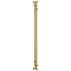 Полотенцесушитель водяной Сунержа Хорда, высота 180 см, ширина 20 см, боковое подключение 180 см, цвет матовое золото, 032-4124-1800