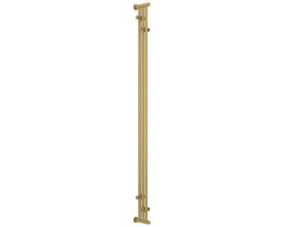 Полотенцесушитель водяной Сунержа Хорда, высота 180 см, ширина 20 см, боковое подключение 180 см, цвет матовое золото, 032-4124-1800
