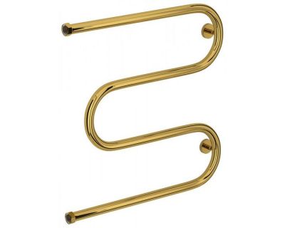 Полотенцесушитель водяной Сунержа М-образный+, высота 60 см, ширина 60 см, боковое подключение 60 см, цвет золото, 03-4007-6060