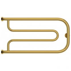 Полотенцесушитель водяной Сунержа Гусли+, ширина 65 см, высота 32 см, боковое подключение 32 см, цвет золото, 03-4009-3265