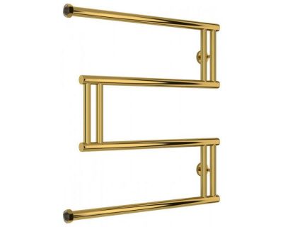 Полотенцесушитель водяной Сунержа High-Tech M+, высота 60 см, ширина 60 см, боковое подключение 60 см, цвет золото, 03-4050-6060