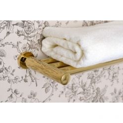 Полотенцесушитель водяной Сунержа Хорда, высота 120 см, ширина 20 см, боковое подключение 120 см, цвет золото, 03-4124-1200