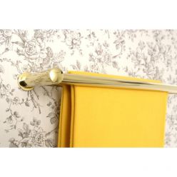 Полотенцесушитель водяной Сунержа Хорда, высота 120 см, ширина 20 см, боковое подключение 120 см, цвет золото, 03-4124-1200