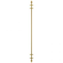 Полотенцесушитель водяной Сунержа Хорда, высота 180 см, ширина 20 см, боковое подключение 180 см, цвет золото, 03-4124-1800