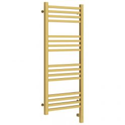 Полотенцесушитель электрический Сунержа Модус 3.0, высота 100 см, ширина 40 см, диммер слева/справа, цвет матовое золото, 032-5700-1040/032-5701-1040