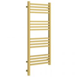 Полотенцесушитель электрический Сунержа Модус 3.0, высота 100 см, ширина 40 см, диммер слева/справа, цвет матовое золото, 032-5700-1040/032-5701-1040