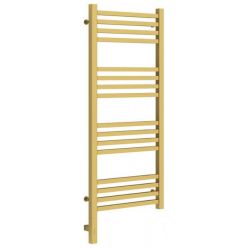 Полотенцесушитель электрический Сунержа Модус 3.0, высота 100 см, ширина 40 см, диммер слева/справа, цвет матовое золото, 032-5700-1040/032-5701-1040