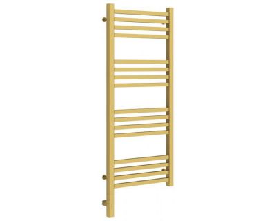 Полотенцесушитель электрический Сунержа Модус 3.0, высота 100 см, ширина 40 см, диммер слева/справа, цвет матовое золото, 032-5700-1040/032-5701-1040