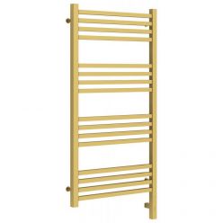 Полотенцесушитель электрический Сунержа Модус 3.0, высота 100 см, ширина 50 см, диммер слева/справа, цвет матовое золото, 032-5700-1050/032-5701-1050