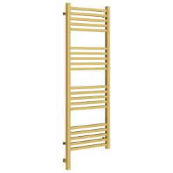 Полотенцесушитель электрический Сунержа Модус 3.0, высота 120 см, ширина 40 см, диммер слева/справа, цвет матовое золото, 032-5700-1240/032-5701-1240