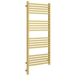 Полотенцесушитель электрический Сунержа Модус 3.0, высота 120 см, ширина 50 см, диммер слева/справа, цвет матовое золото, 032-5700-1250/032-5701-1250