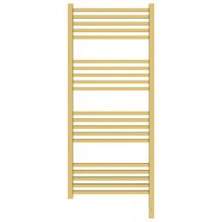 Полотенцесушитель электрический Сунержа Модус 3.0, высота 120 см, ширина 50 см, диммер слева/справа, цвет матовое золото, 032-5700-1250/032-5701-1250